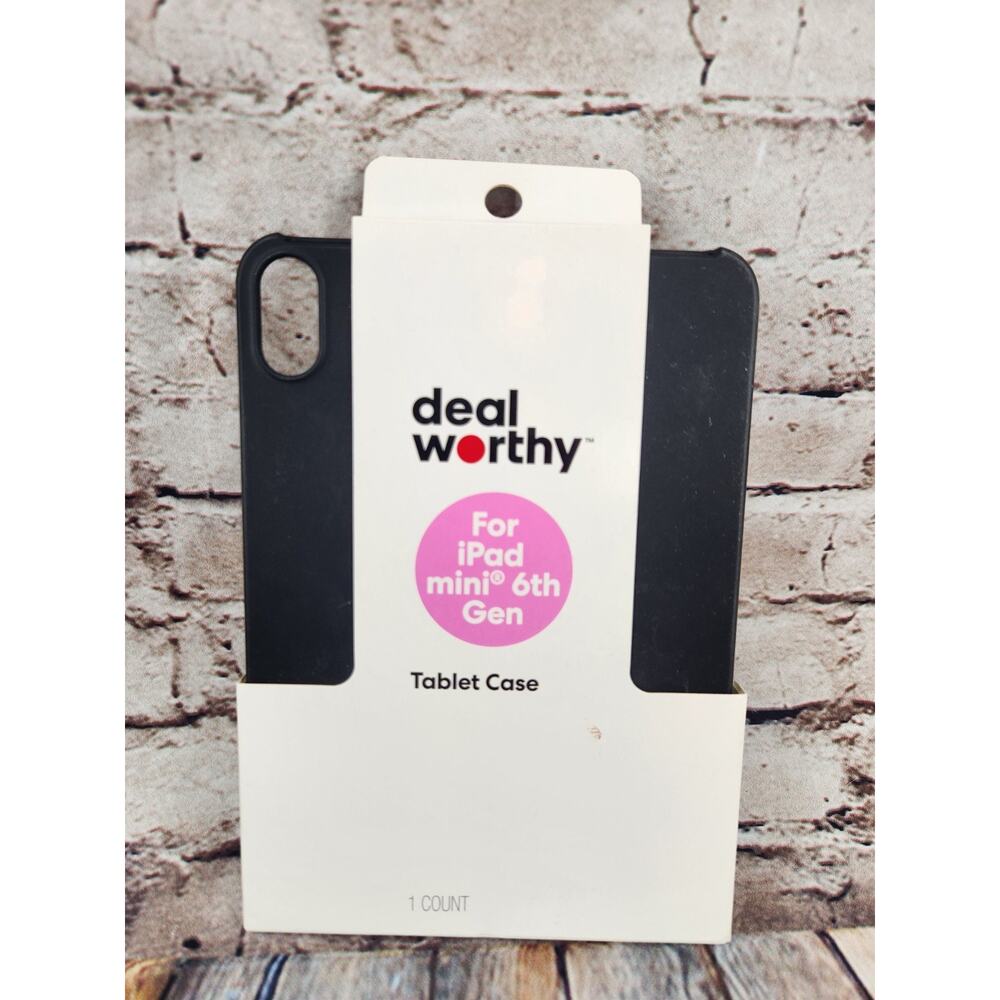 Deal Worthy iPad Mini 6th Gen Tablet Case NEW 1 Count Black